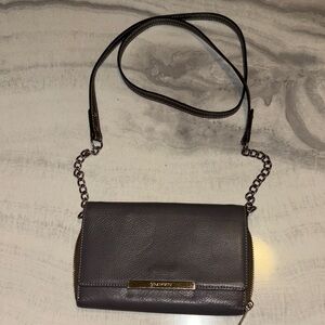Brahmin Dark Gray Crossbody Bag